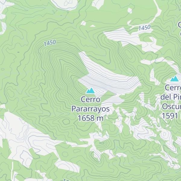 Map of Cerro Pararrayos