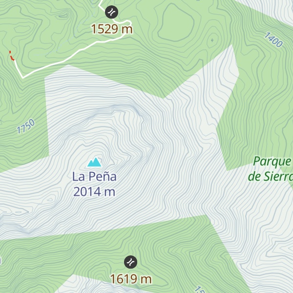 Map of Morra de Mágina