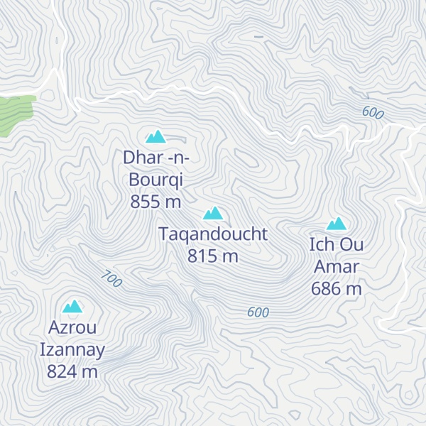 Map of Taqandoucht