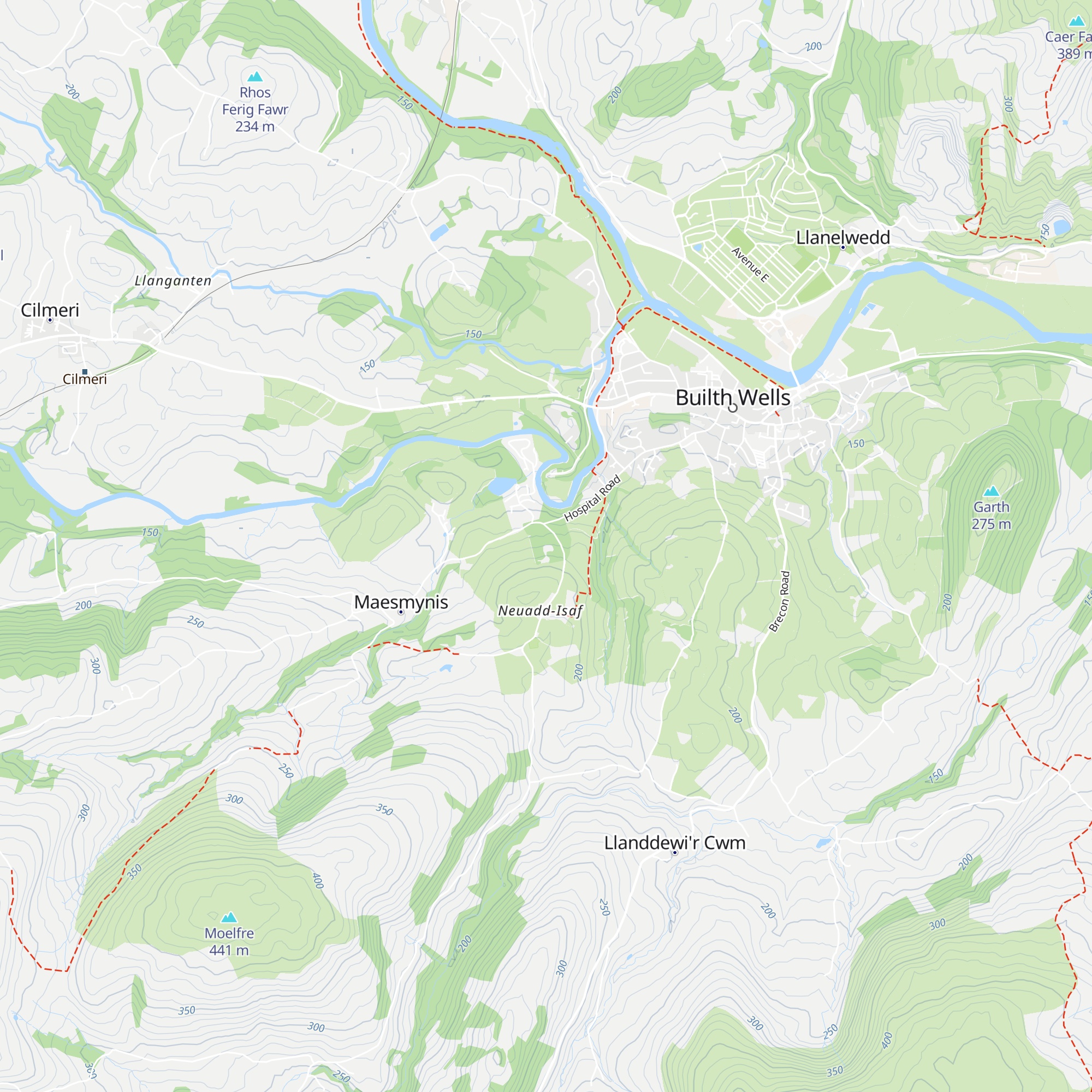 Celtic Woodland Holidays map