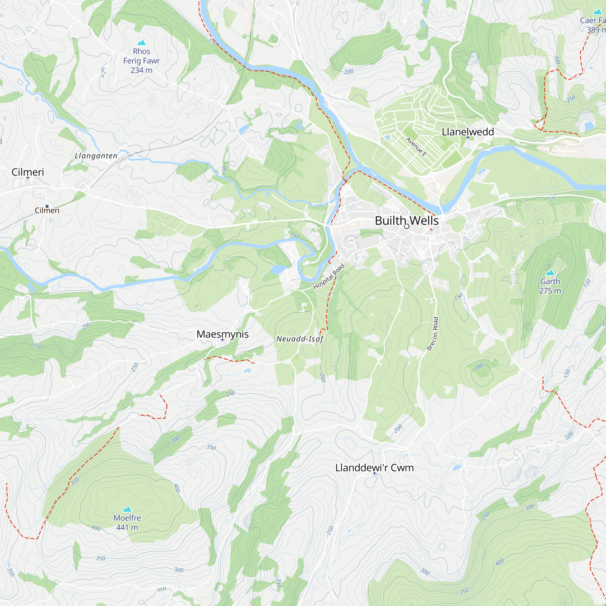 Celtic Woodland Holidays map