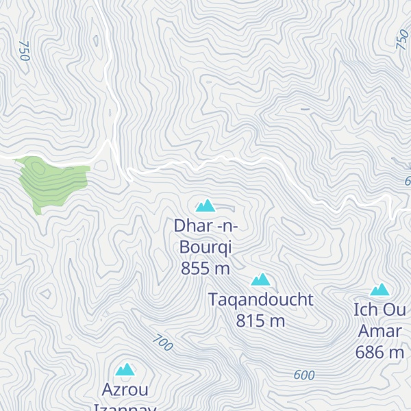 Map of Dhar -n-Bourqi