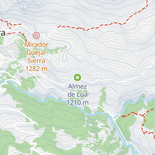 Map of Almez de Lua