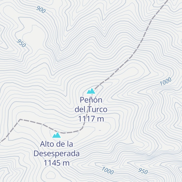 Map of Peñón del Turco