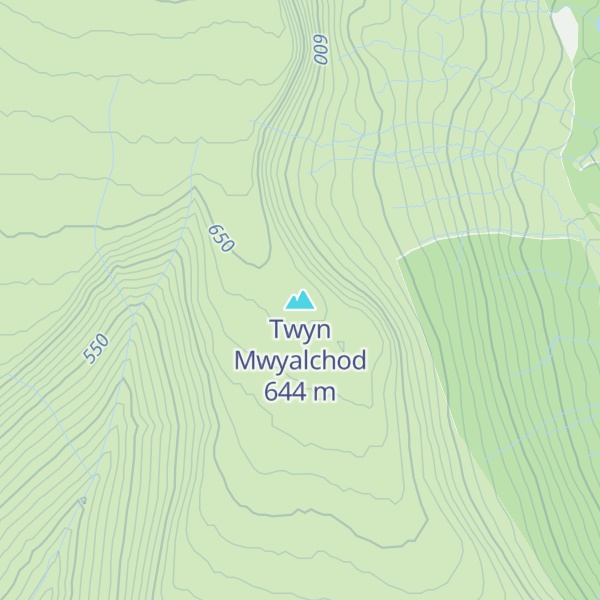Map of Twyn Mwyalchod