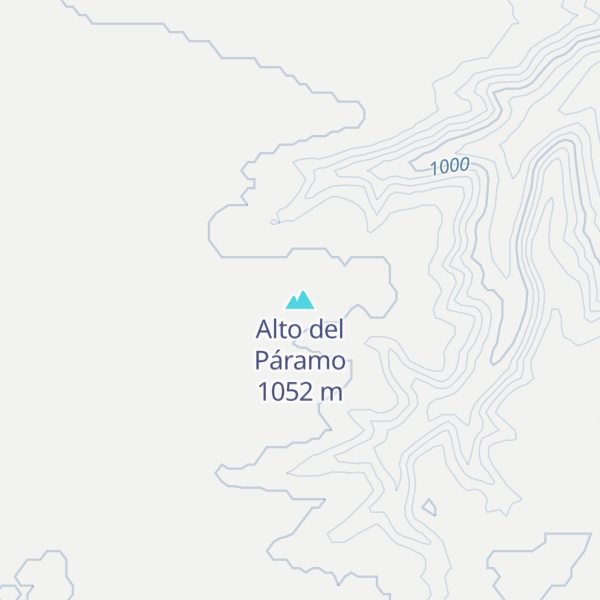 Map of Alto del Páramo