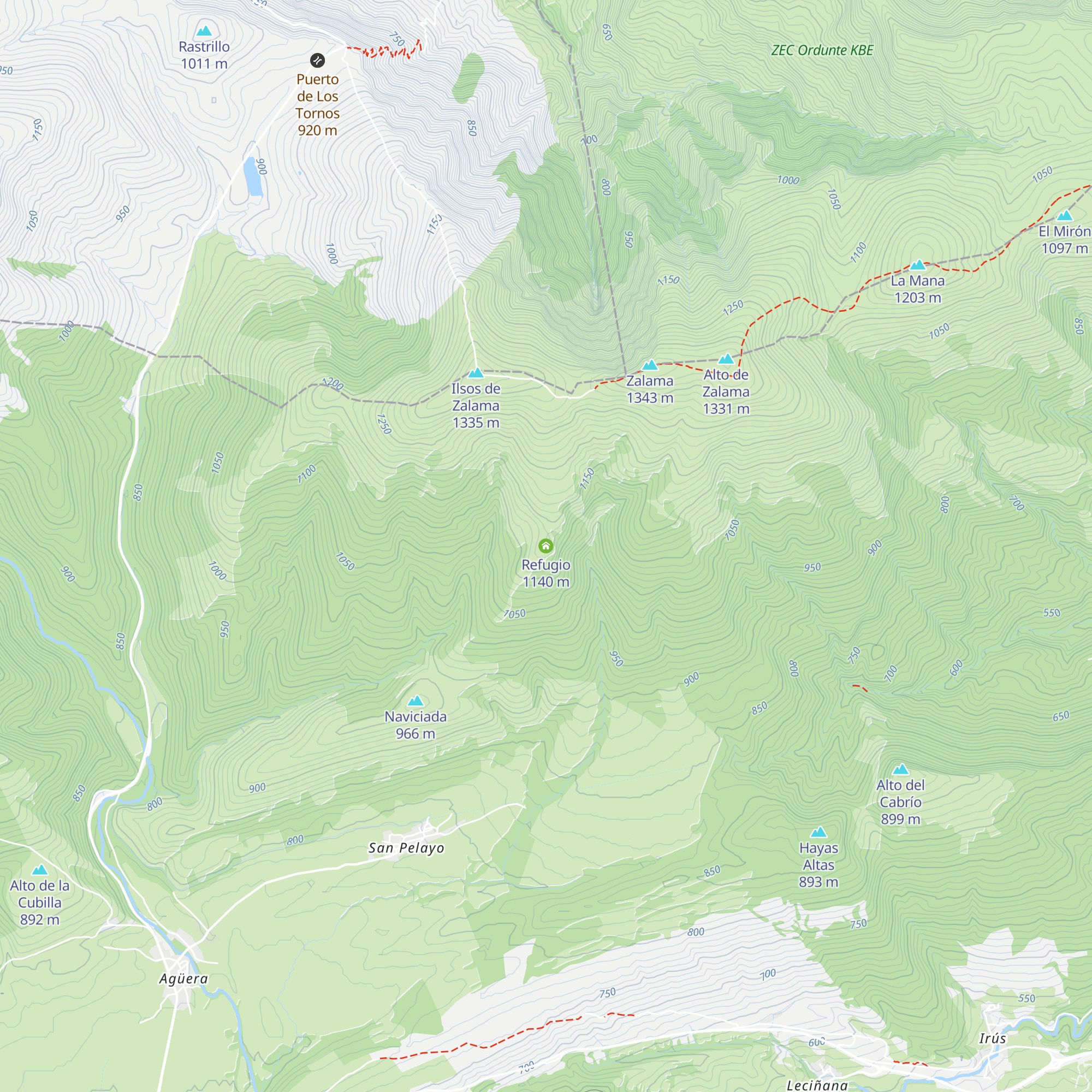 Refugio map