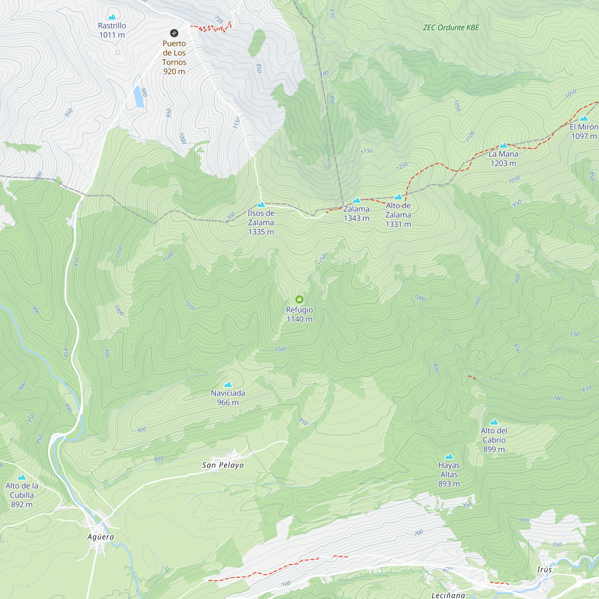 Refugio map