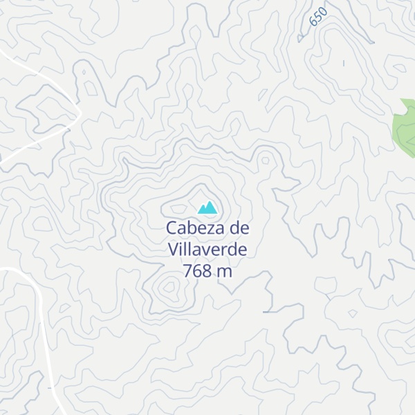 Map of Cabeza de Villaverde
