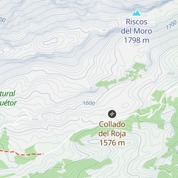 Map of Peñón de la Cruz