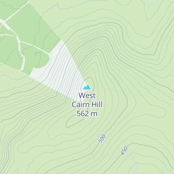 Map of West Cairn Hill