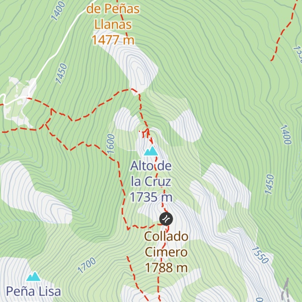 Map of Alto de la Cruz