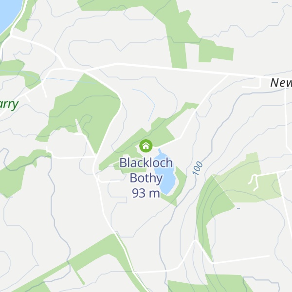 Map of Blackloch Bothy