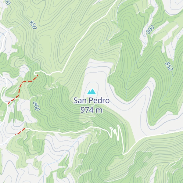 Map of San Pedro