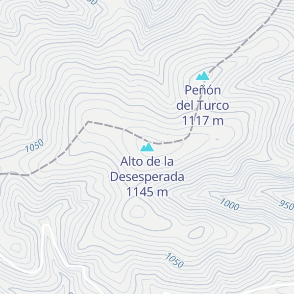 Map of Alto de la Desesperada