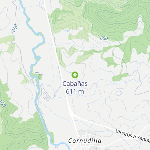 Map of Cabañas