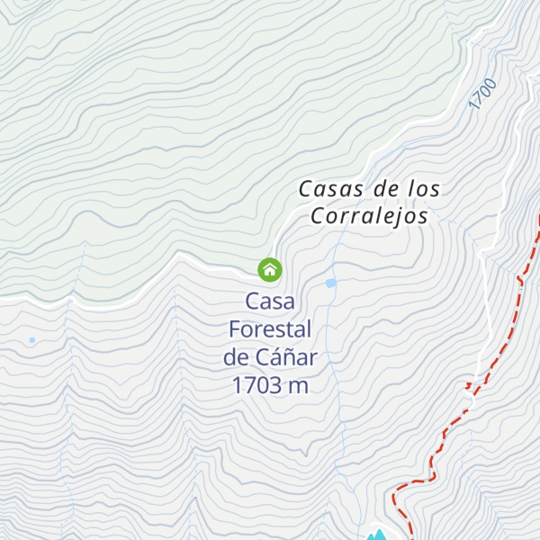 Map of Casa Forestal de Cáñar