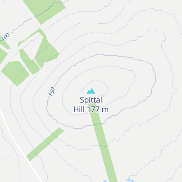 Map of Spittal Hill