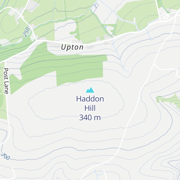 Map of Haddon Hill