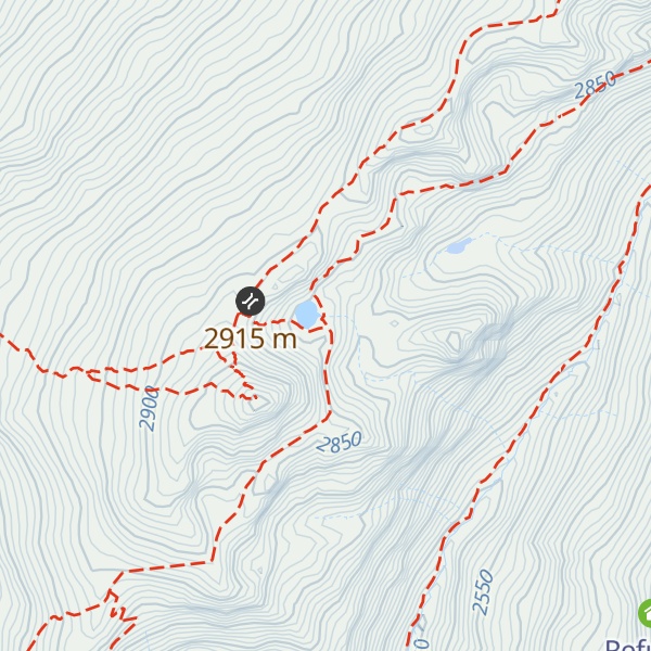 Map of Refugio del Caballo