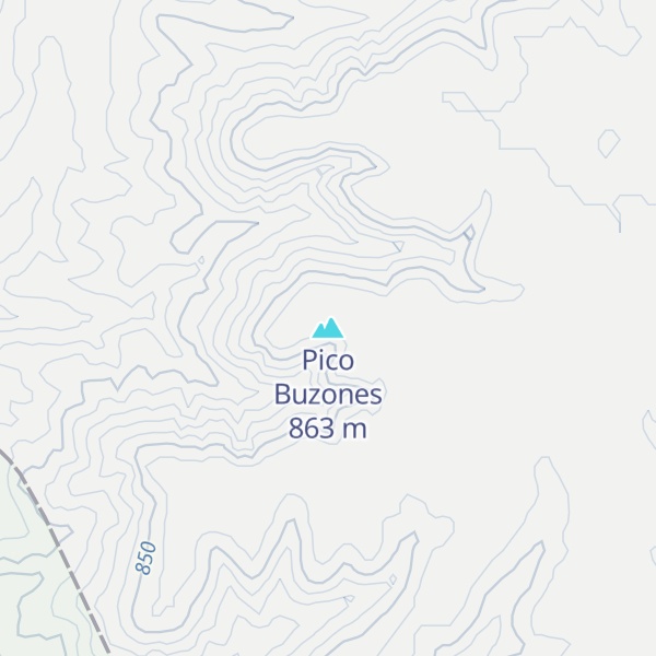 Map of Pico Buzones