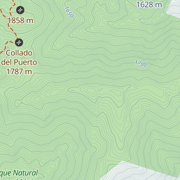 Map of Cuerda del Milagro