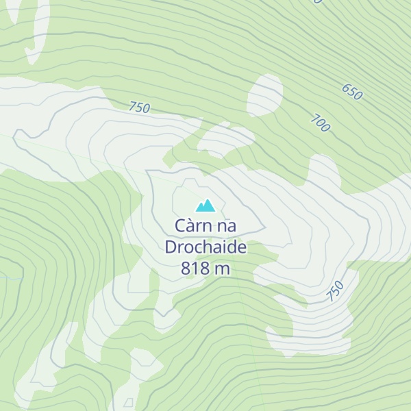 Map of Càrn na Drochaide