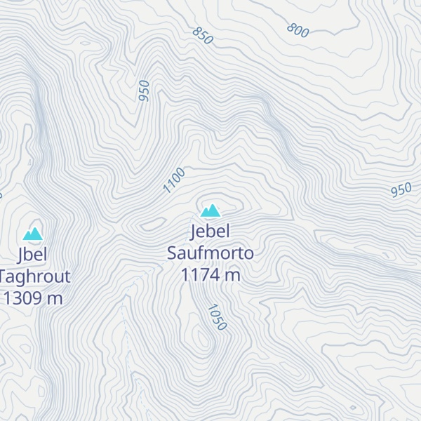 Map of Jebel Saufmorto
