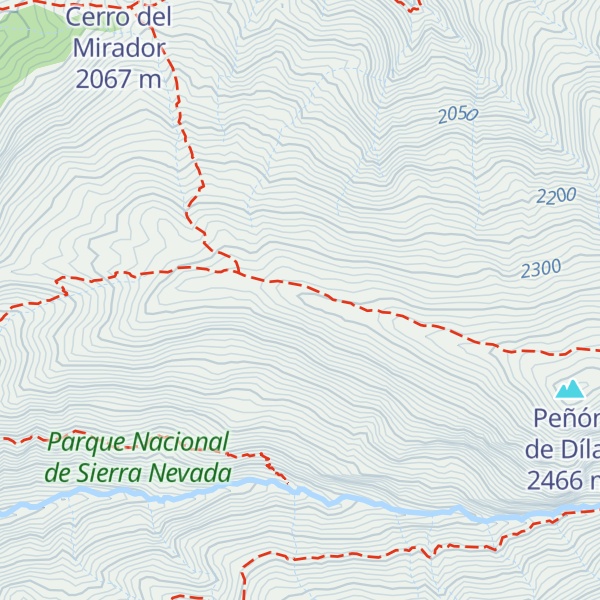 Map of Loma de Dílar