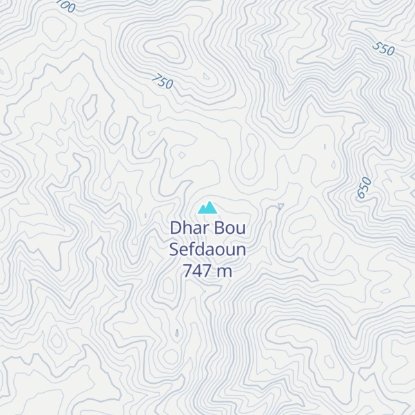 Map of Dhar Bou Sefdaoun