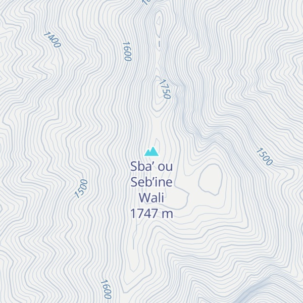 Map of Sba’ ou Seb’ine Wali