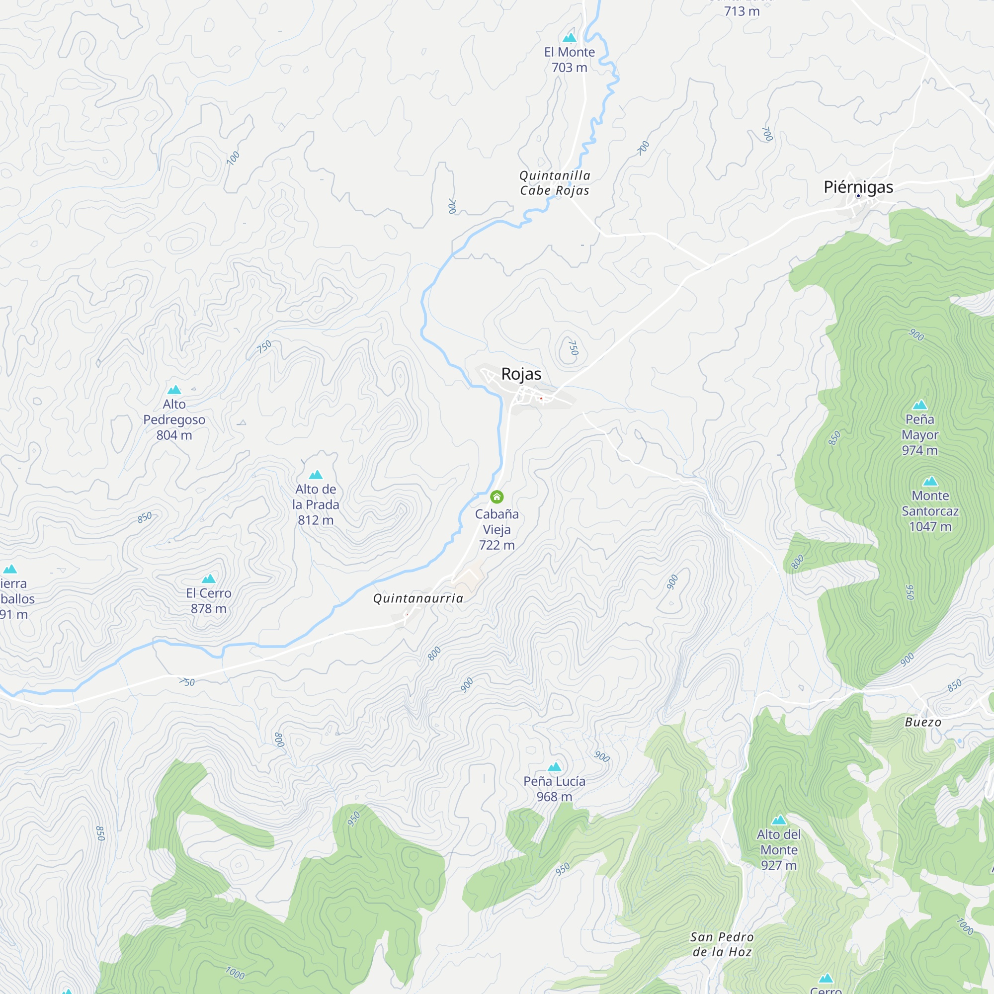Cabaña Vieja map