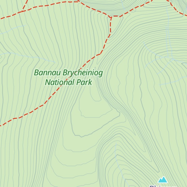 Map of Craig-Gwaun-Taf