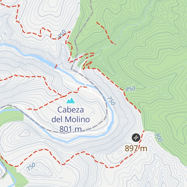 Map of Refugio de Navarejo