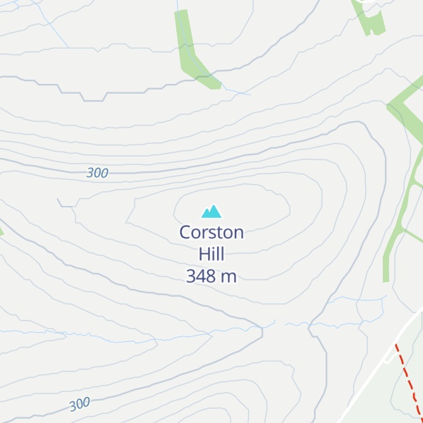 Map of Corston Hill