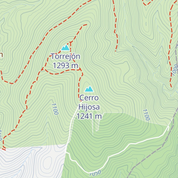 Map of Cerro Hijosa