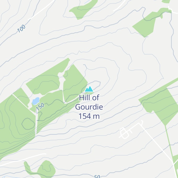 Map of Hill of Gourdie