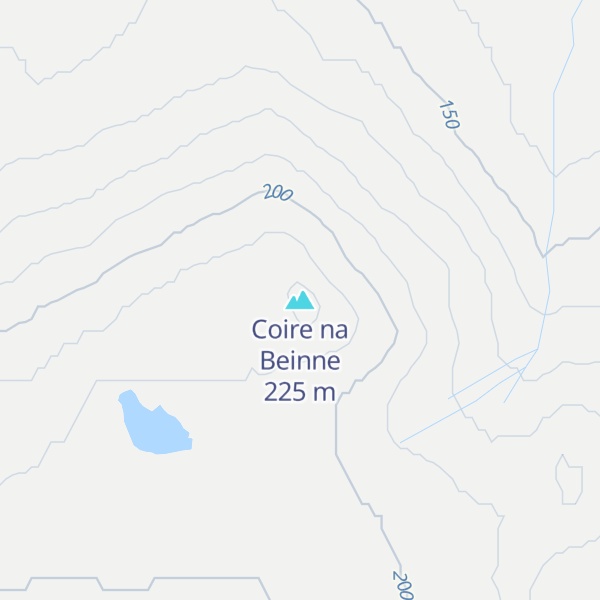 Map of Coire na Beinne