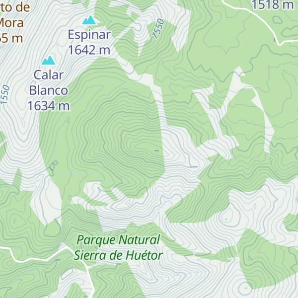 Map of Cerro Oscuro