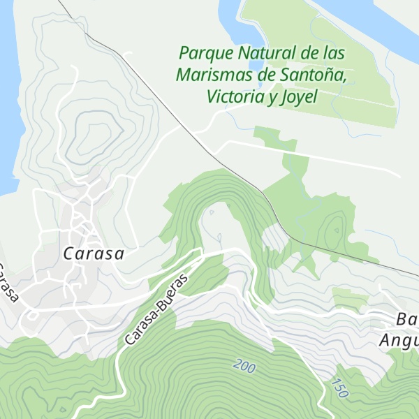 Map of Pico Carrasco