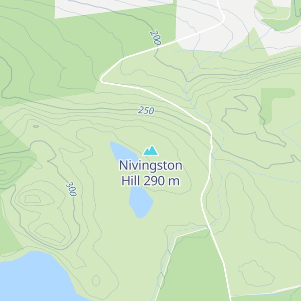 Map of Nivingston Hill