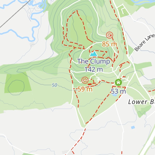 Map of The Bear's Hut