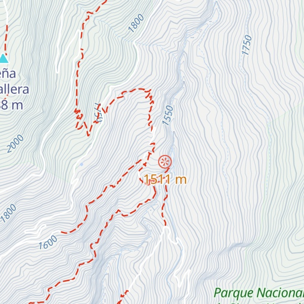 Map of Casa Forestal de Tello (refugio vivac)