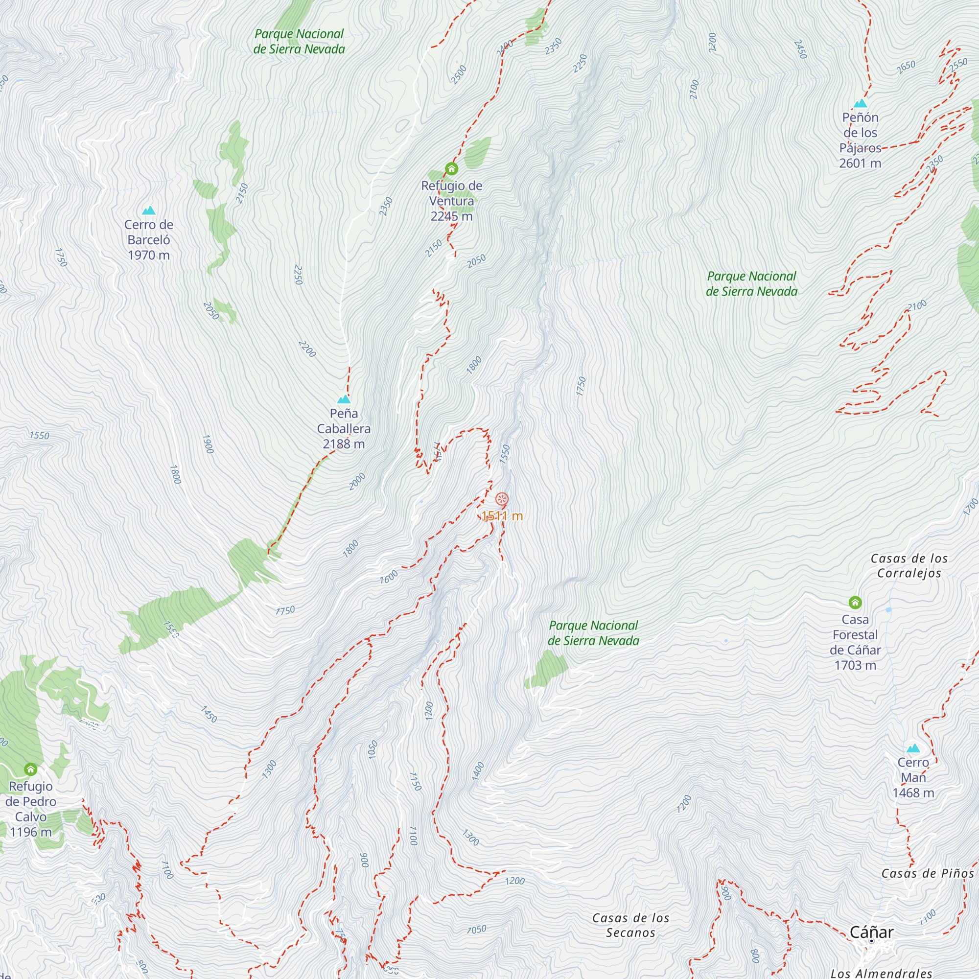 Casa Forestal de Tello (refugio vivac) map