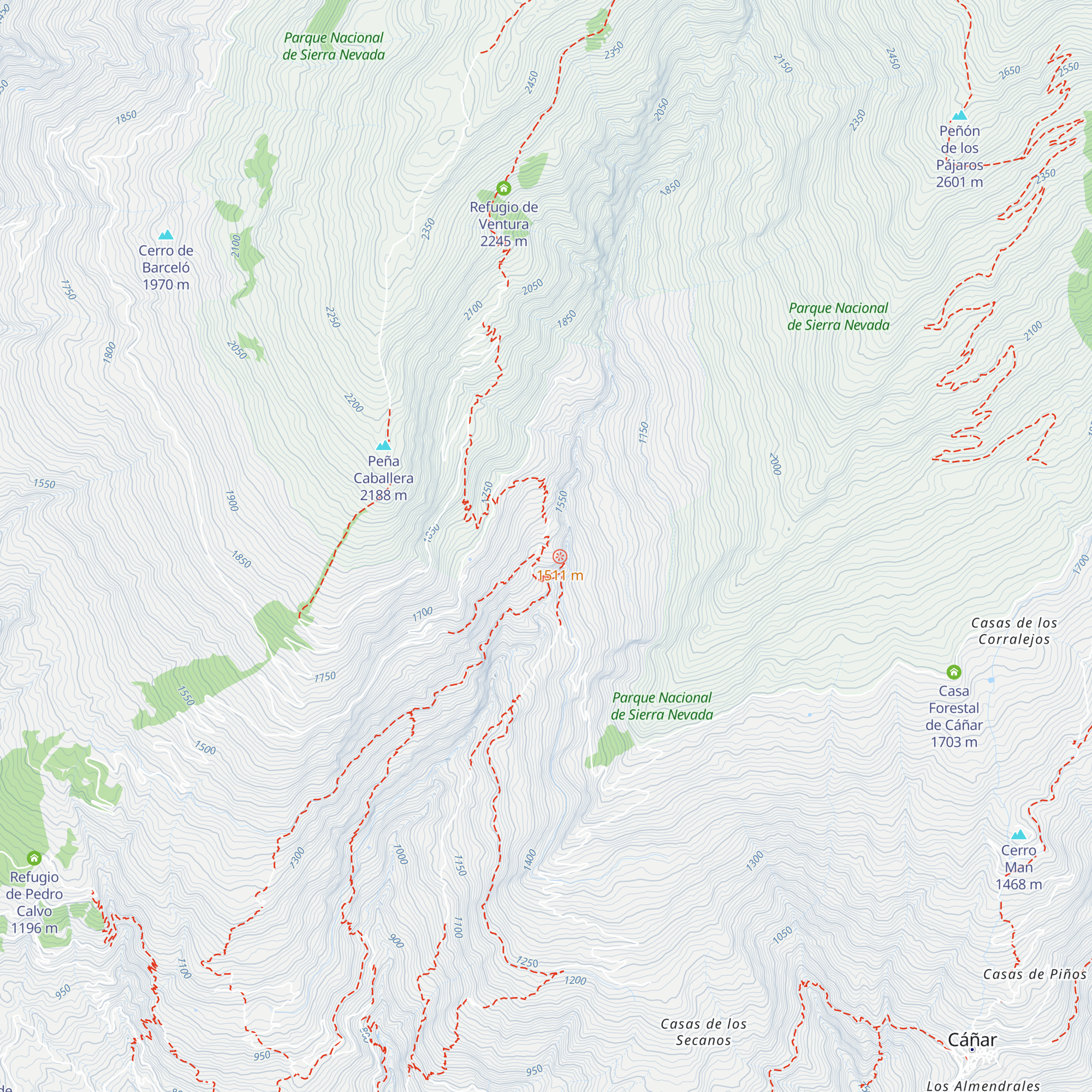 Casa Forestal de Tello (refugio vivac) map