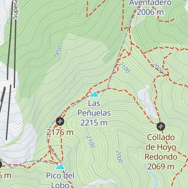 Map of Las Peñuelas