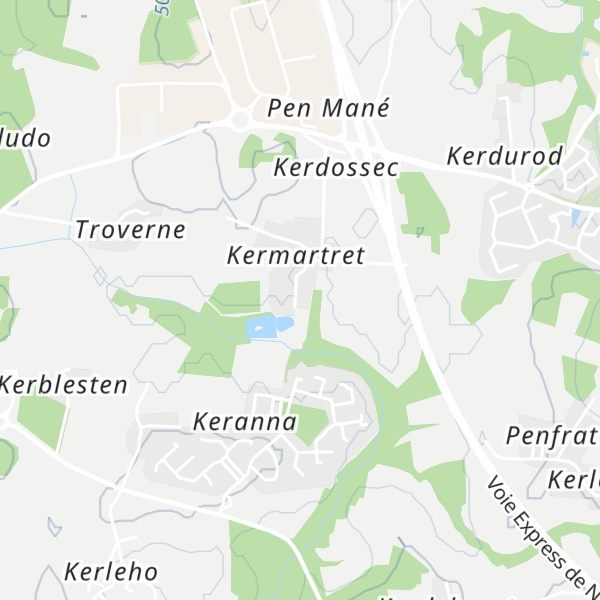 Map of Gîte Ar Bradenn Gwidel