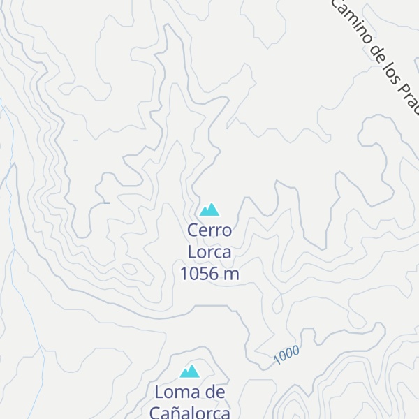 Map of Cerro Lorca