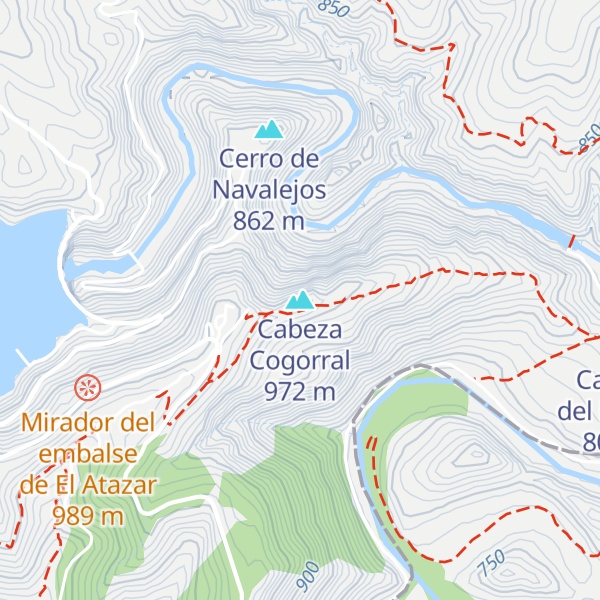 Map of Cabeza Cogorral