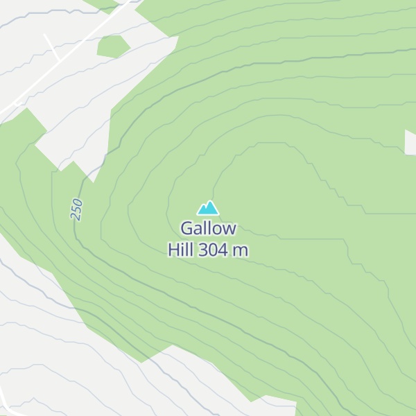 Map of Gallow Hill